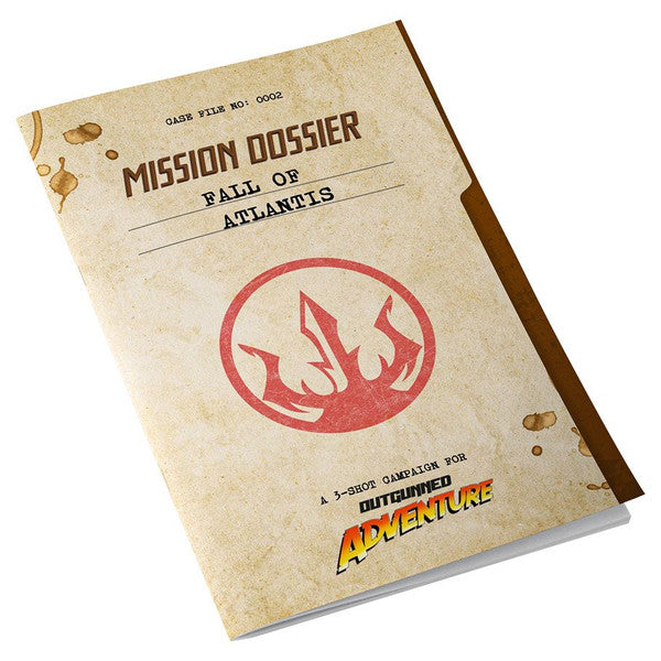 Free League Publishing Outgunned Adventure Mission Dossier Fall of Atlantis