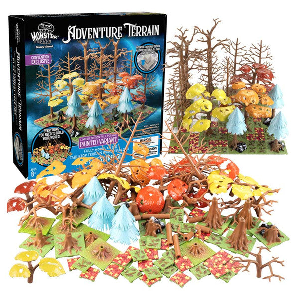 Monster Protectors Painted Forest Tree Fall Foliage Set 91pc Adventure Terrain