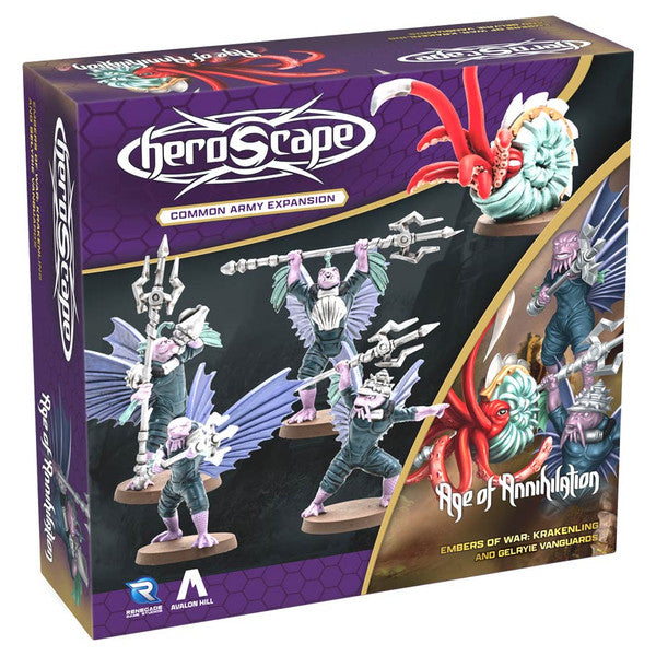 Renegade Game Studios Heroscape Krakenling And Gelryie Vanguards Expansion Main image