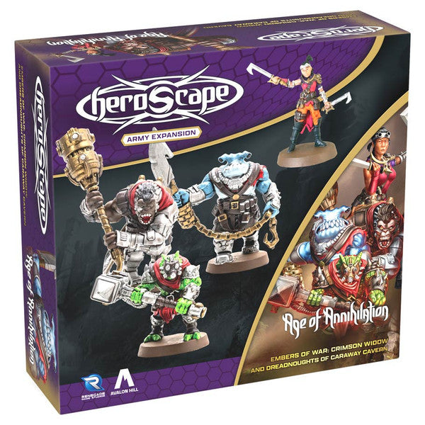 Renegade Game Studios Heroscape Crimson Widow And Dreadnoughts Expansion Main image