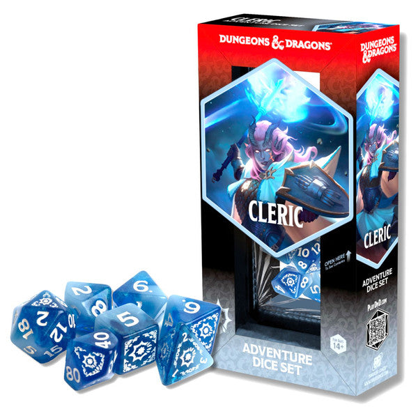 Sirius Dice D D Adventure Dice Cleric White Blue