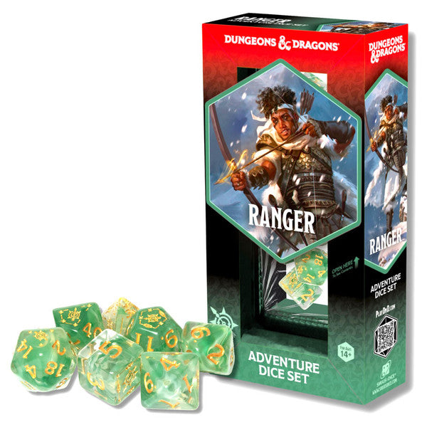 Sirius Dice Green White Dungeons & Dragons Adventure Dice Ranger