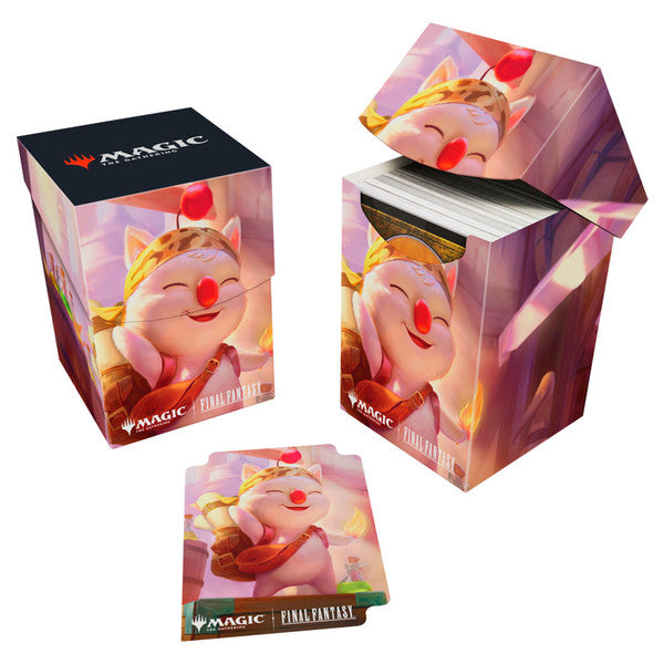 Ultra Pro Game Deck Box Final Fantasy Stiltzkin Moogle Merchant 100+ Main image