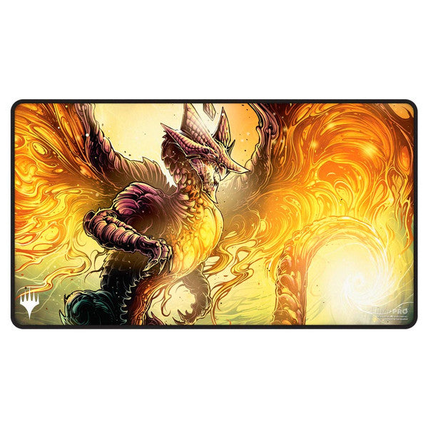 Ultra Pro Magic The Gathering Black Stitched Edge Playmat Soft Fabric Non Slip T Main image