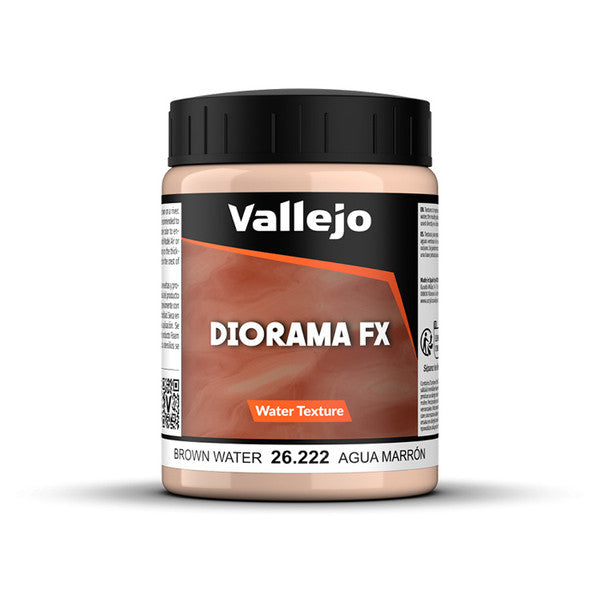 Vallejo Diorama Fx Water Brown Water Dense Brown Gel 200ml Main image
