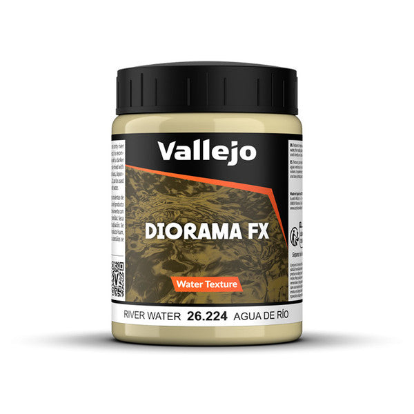 Vallejo Diorama Fx Water River Water Dense Dark Brown Gel 200ml Main image