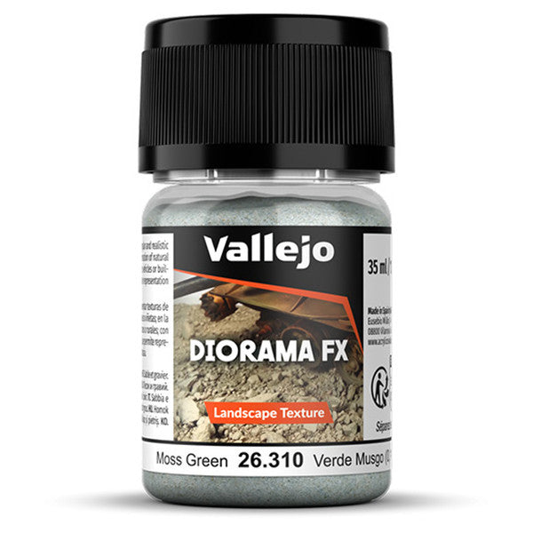 Vallejo Diorama Fx Landscape Moss Green 0.1-1 Mm 35ml