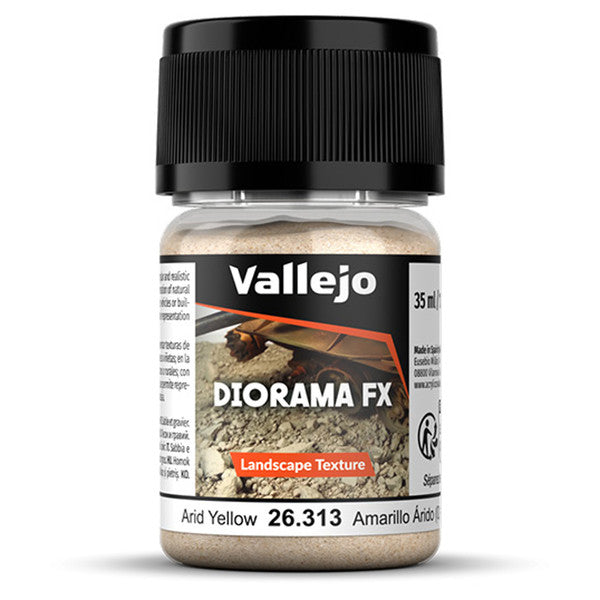 Vallejo Diorama Fx Landscape Arid Yellow 0.1-0.6 Mm 35ml