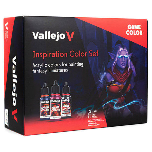 Vallejo Game Color Inspiration Color Set 48