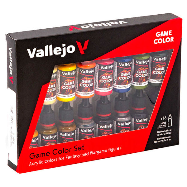 Acrylicos Vallejo 72299 Game Color Intro Set 16 Shades