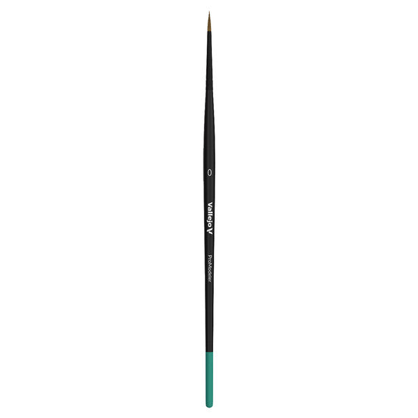 Vallejo Pro Modeler Natural Hair Round Brush No 0 Main image