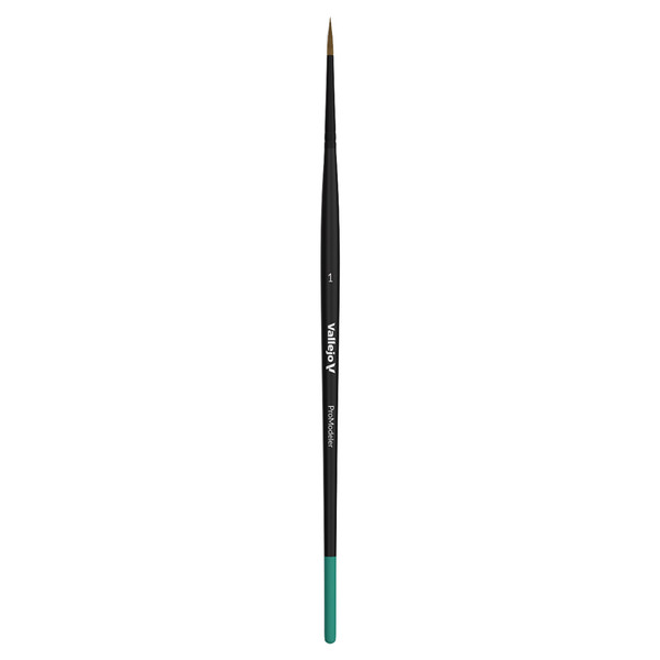 Vallejo Pro Modeler Natural Hair Round Brush No 1 Main image