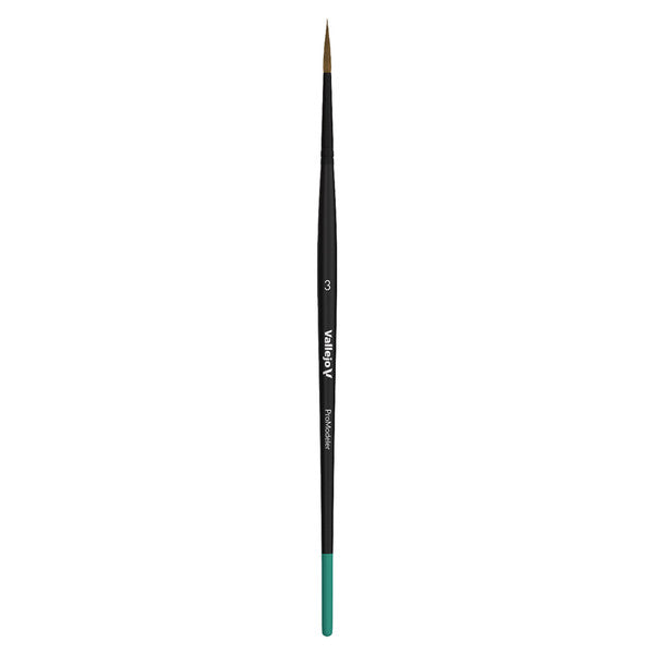 Vallejo Pro Modeler Natural Hair Round Brush No 3 Main image