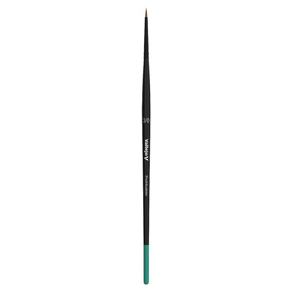 Vallejo Pro Modeler Natural Hair Round Brush No 3 0