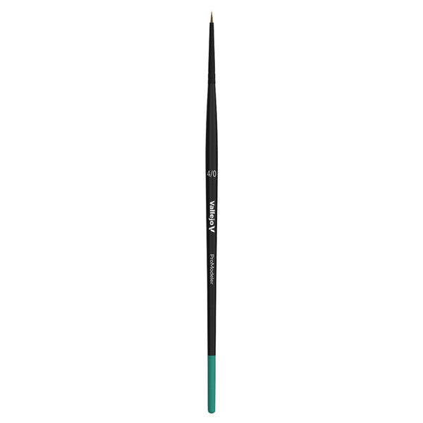 Vallejo Pro Modeler Natural Hair Round Brush No 4 0