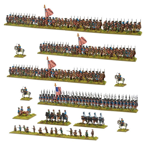 Warlord Games Continental Army Brigade Black Powder Epic Battles Revolution Main image