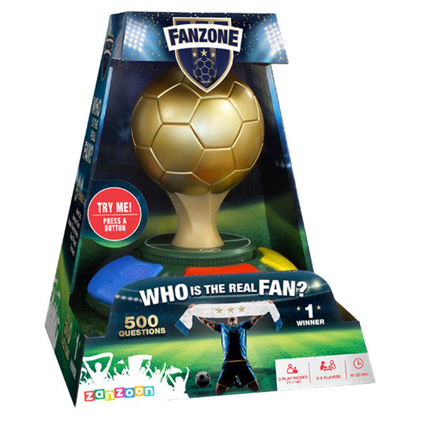 Zanzoon Ultra Pro Fanzone Football Trivia Party Game Electronic Buzzer