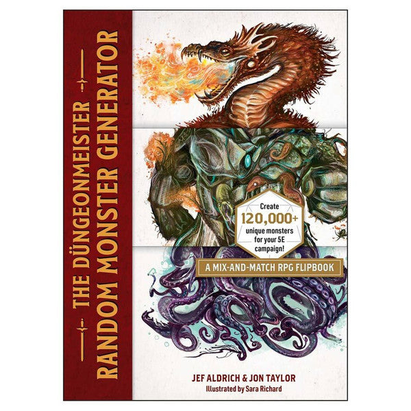 Adams Media Generator RPG Random Monster Flip Book Dungeonmeister