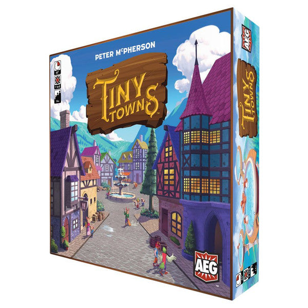 Alderac Entertainment Group Tiny Towns Award Winning Abstract Strategy Game