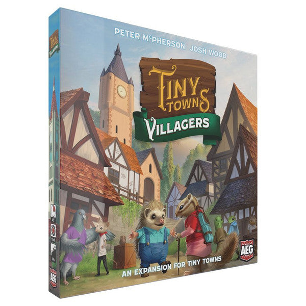 Alderac Entertainment Group Tiny Towns Villagers Expansion New Buildings Game