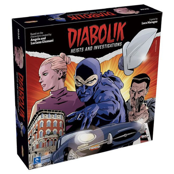 Ares Games Diabolik Heists and Investigations Board Game