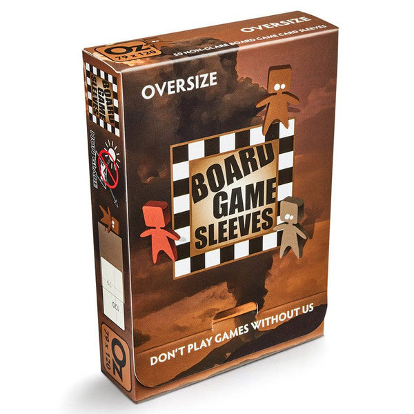 Dragon Shield Deck Protector Non-Glare Oversize Brown Board Game Sleeves