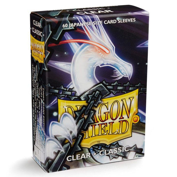 Dragon Shield Deck Protector Japanese Classic Clear Card Sleeves 60 Count