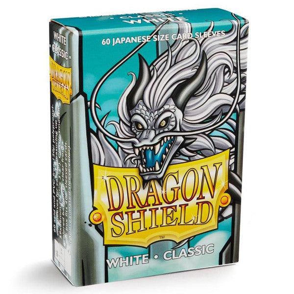 Dragon Shield Deck Protector Japanese Classic White Card Sleeves 60 Count
