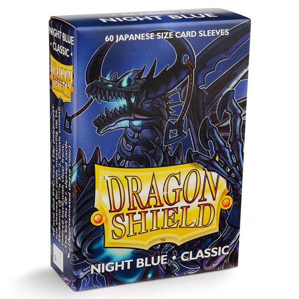 Dragon Shield Deck Protector Japanese Classic Night Blue Card Sleeves 60 Count