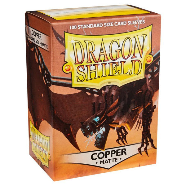 Dragon Shield Magic Deck Protector Matte Copper 100 Standard Size Card Sleeves Main image