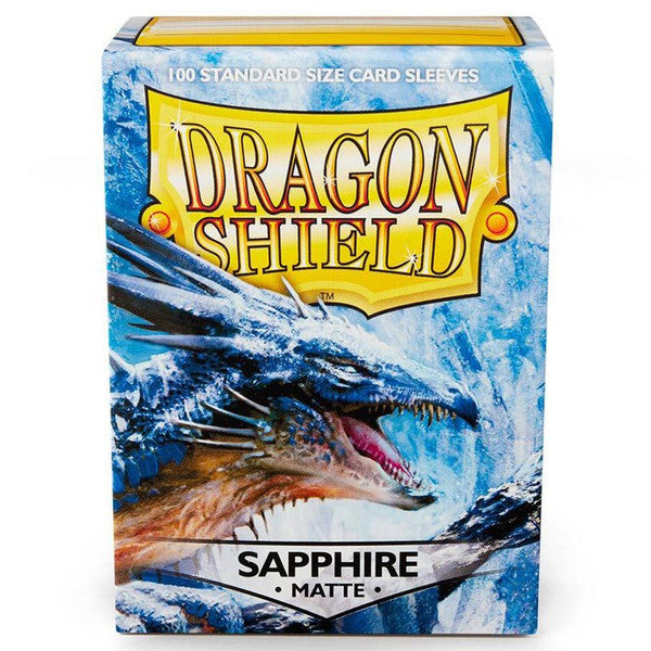 Dragon Shield Deck Protector Matte Sapphire 100 Standard Size Card Sleeves Main image