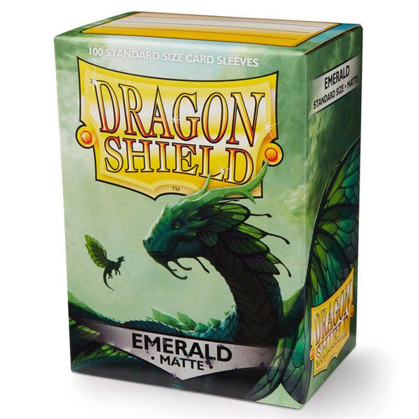 Dragon Shield Deck Protector Matte Emerald 100 Standard Size Card Sleeves