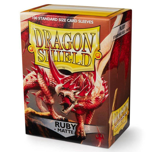 Dragon Shield Deck Protector Matte Ruby 100 Standard Size Card Sleeves Main image
