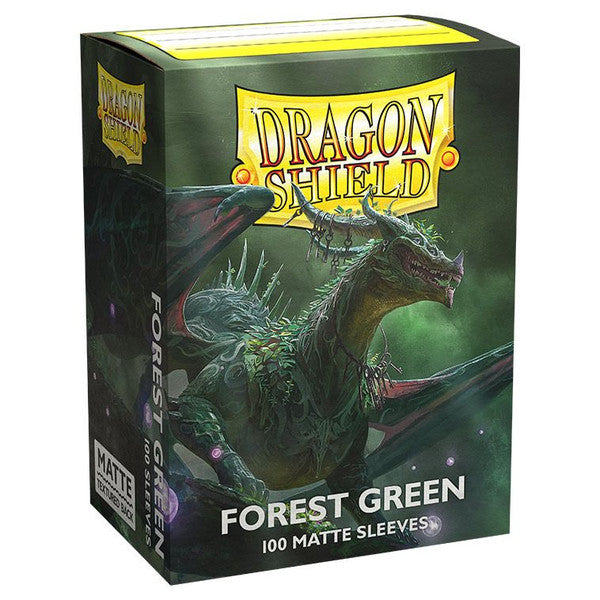 Dragon Shield Deck Protector Matte Forest Green 100 Standard Size Card Sleeves