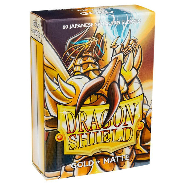 Dragon Shield Deck Protector Japanese Matte Gold Card Sleeves