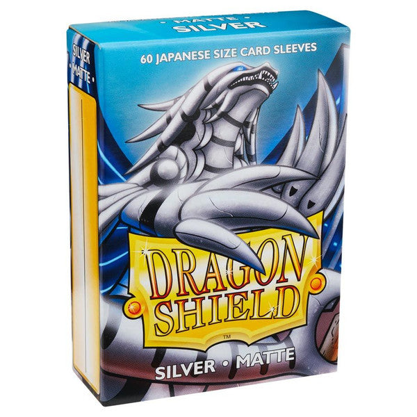 Dragon Shield Deck Protector Japanese Matte Silver Card Sleeves