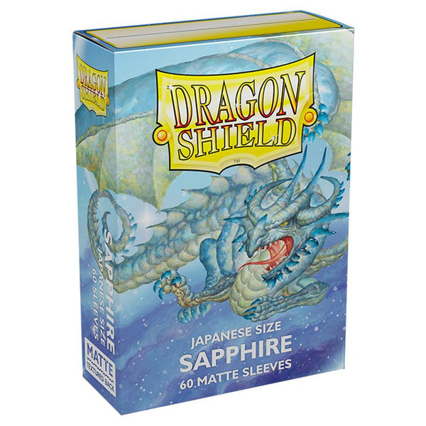 Dragon Shield Sapphire Japanese Matte 60 Size Card Sleeves Main image