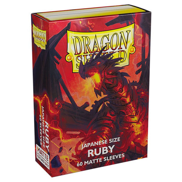 Dragon Shield Vanguard Japanese Matte Ruby 60 Size Card Sleeves Main image