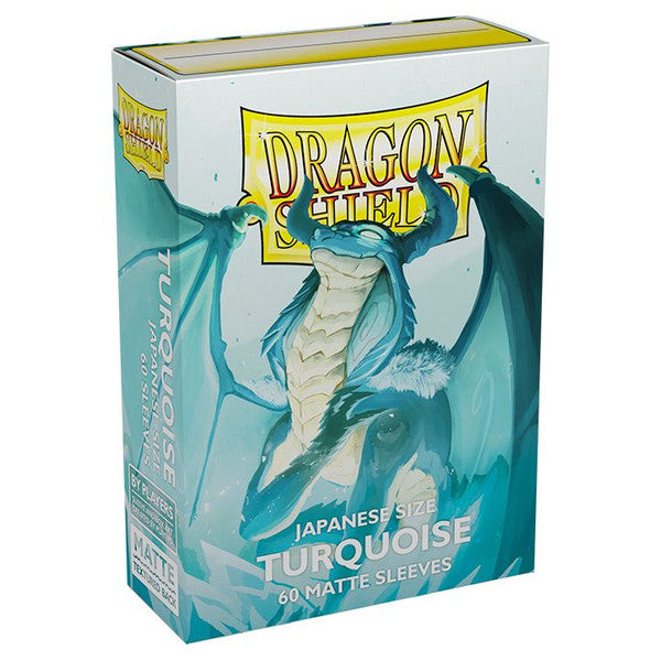 Dragon Shield Cardfight Japanese Matte Turquoise 60 Size Card Sleeves