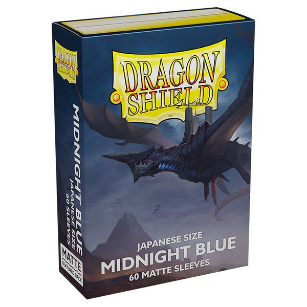 Dragon Shield Cardfight Japanese Matte Midnight Blue 60 Size Card Sleeves