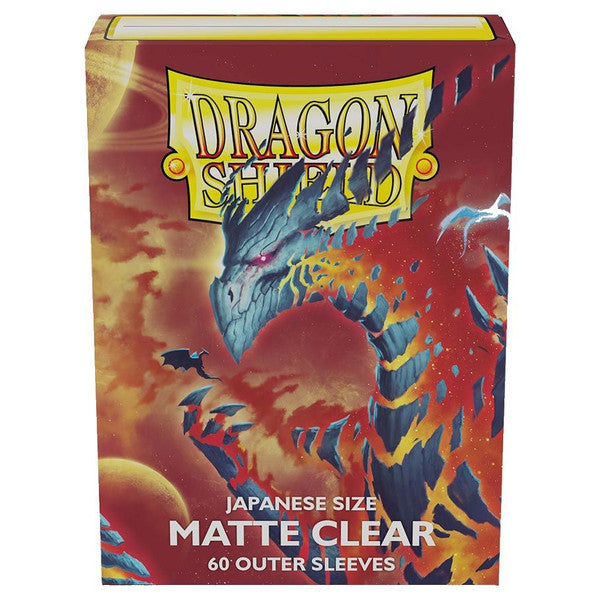 Dragon Shield Deck Protector Japanese Outer Sleeves Matte Clear Ds60j Main image