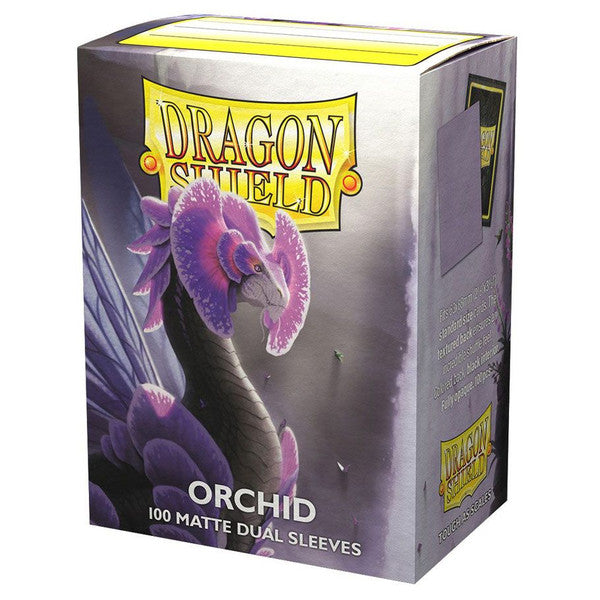 Dragon Shield Deck Protector Dual Matte Orchid Standard Size Card Sleeves Main image