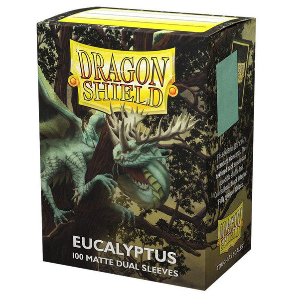 Dragon Shield Deck Protector Dual Matte Eucalyptus Standard Size Card Sleeves Main image