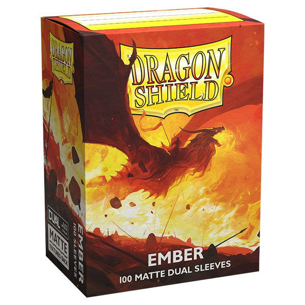 Dragon Shield Deck Protector Dual Matte Ember Standard Size Card Sleeves Main image