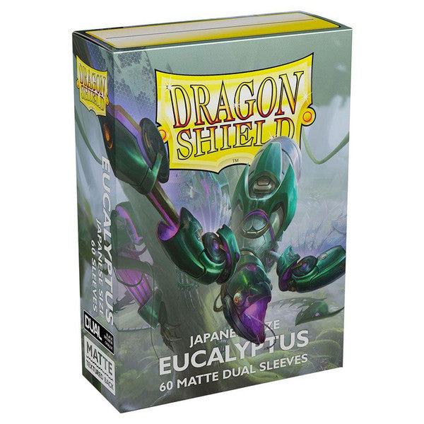 Dragon Shield Cardfight Japanese Dual Matte Eucalyptus Sleeves 60 Pack