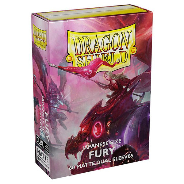 Dragon Shield Cardfight Japanese Dual Matte Fury Sleeves 60 Pack