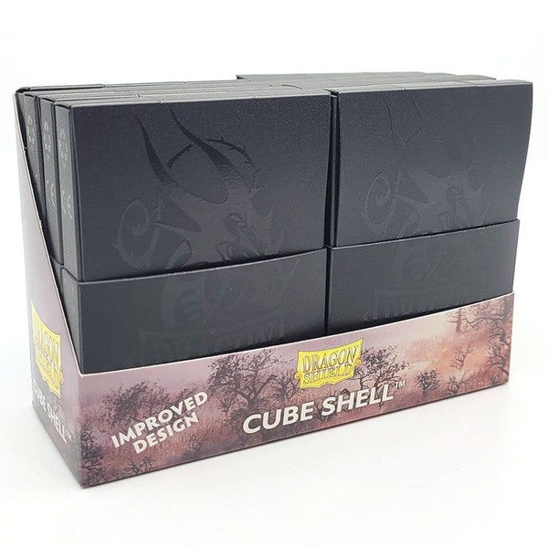 Dragon Shield Deck Box Cube Shell Shadow Black 8 Units