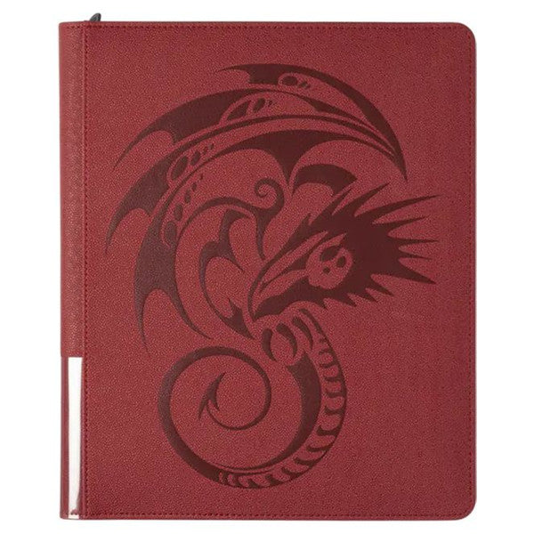 Dragon Shield 9-Pocket Zipster Blood Red Card Binder Tcg