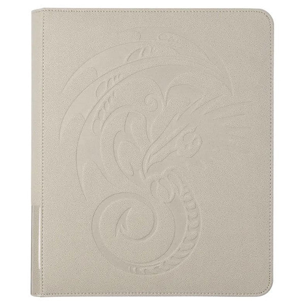 Dragon Shield 9-Pocket Zipster Ashen White Card Binder Mtg