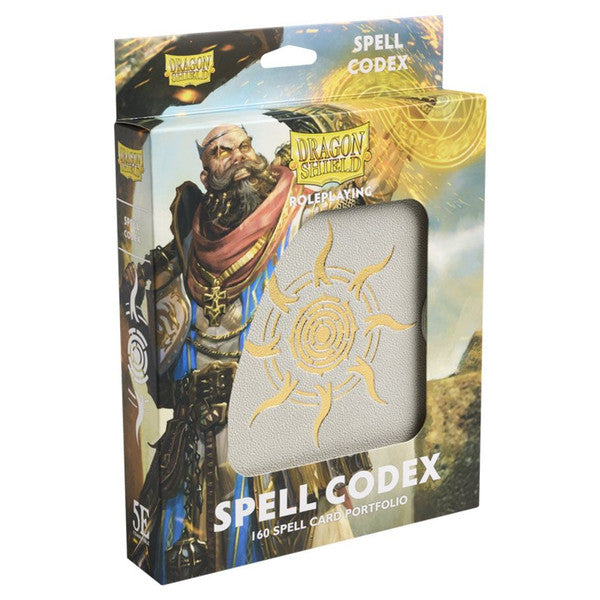 Dragon Shield Spell Codex Ashen White Compatible Dnd Included Main image